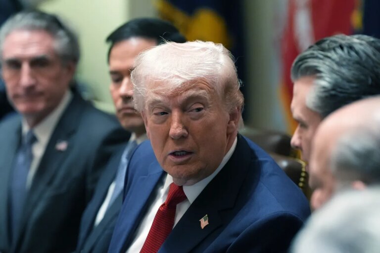 Trump Claims Iran’s ‘Gift’ to the World Is Oil Ships Navigating the Strait of Hormuz