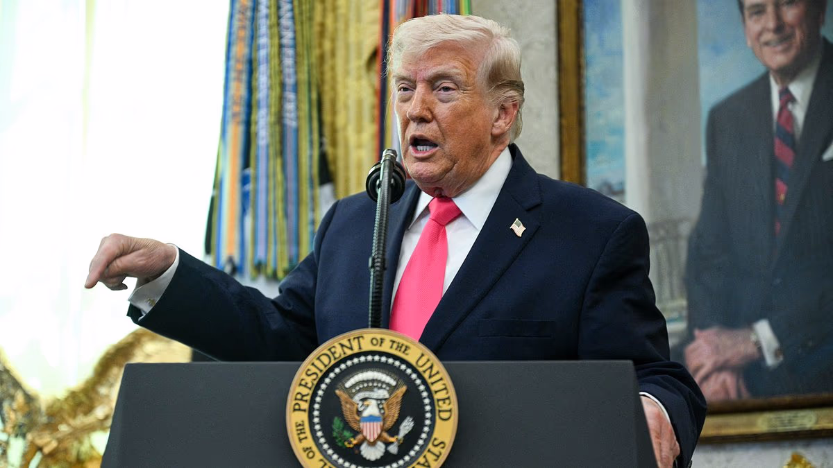 Trump 'seeking one-month Iran CEASEFIRE' as US submits 15-point plan