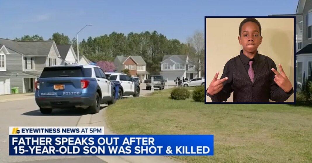 'Trying to clean up his own blood': Boy shot to death over pair of jeans by teen who pretended to be his friend, dad says