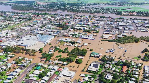 Major flooding has inundated Bundaberg on the state's central coast.