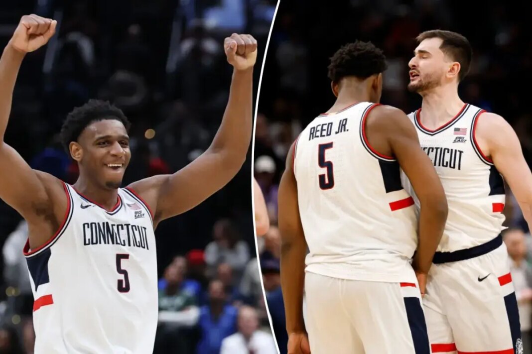 UConn fends off late Michigan State push to advance to Elite Eight