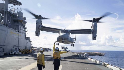 The USS Tripoli is being deployed to the Middle East.