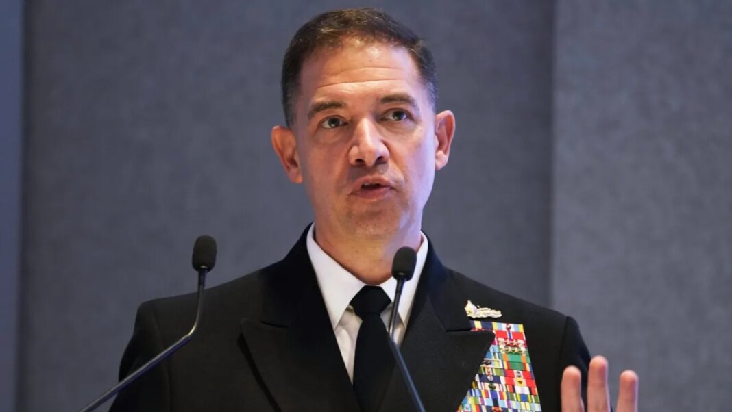 US military sets Iranian drone carrier ship on fire 