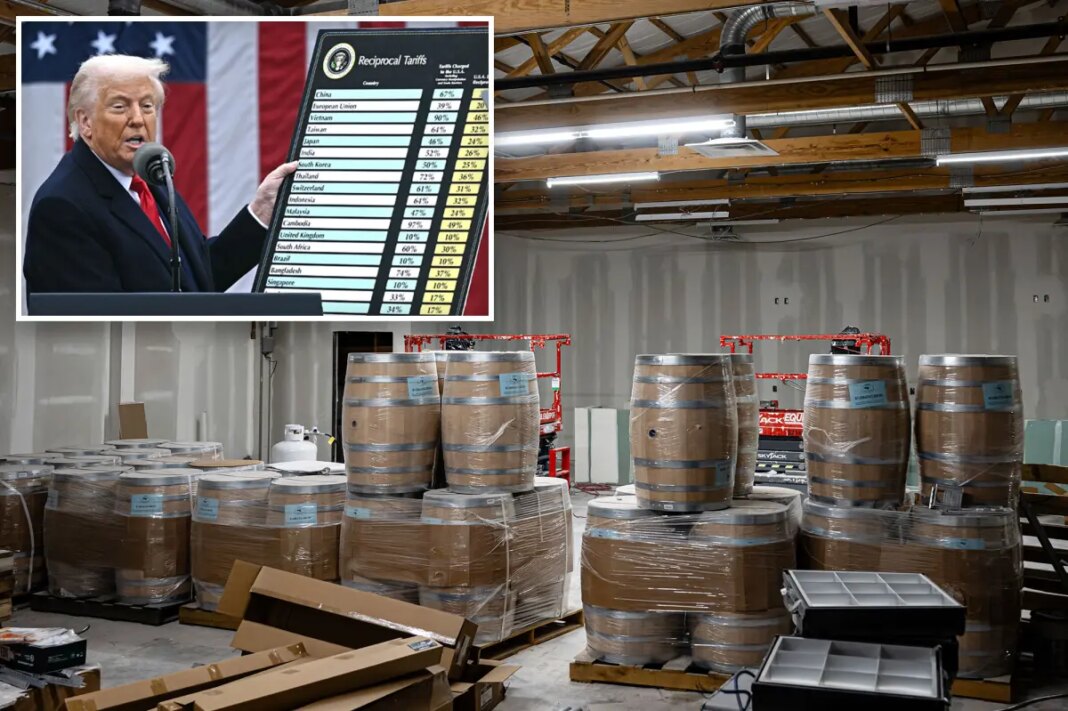 US whiskey exports to Canada collapse nearly 70% after Trump tariff fight