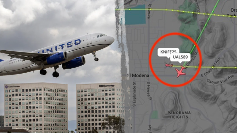 Close Call: United Jet Swiftly Avoids Black Hawk Near California Airport