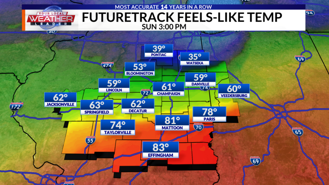 WEATHER NOW: Strong cold front moves in today, bringing a storm threat to a few of us