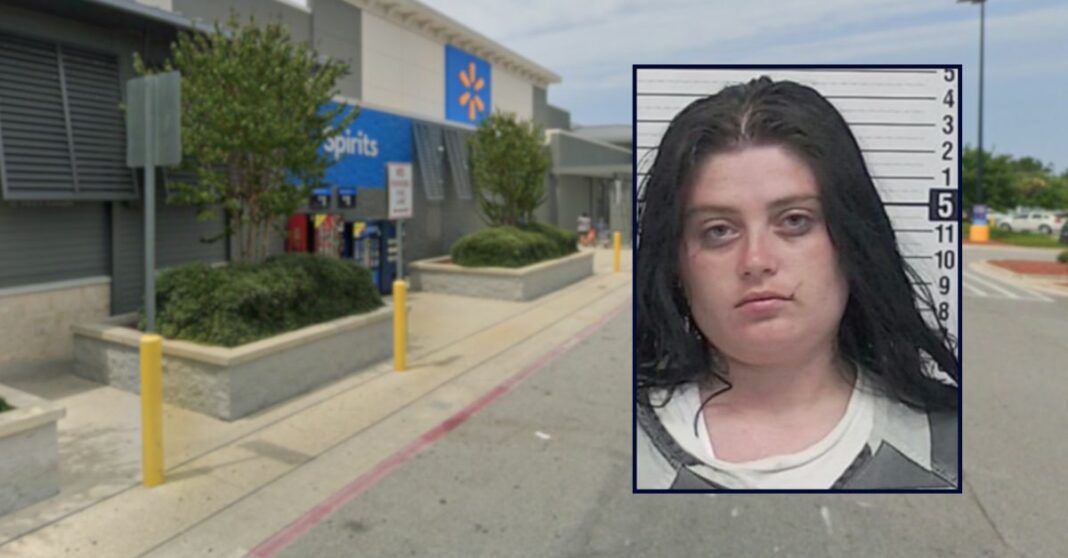Woman attacks driver in Walmart parking lot for getting too close to her, then slipped her cuffs when cops tried to take her to jail: Police