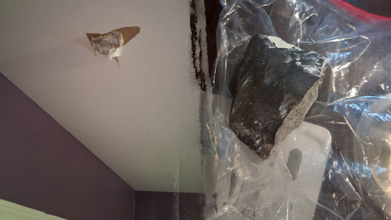 Astounding Encounter: Houston Woman’s Home Hit by Mysterious Space Rock After Explosive Blast