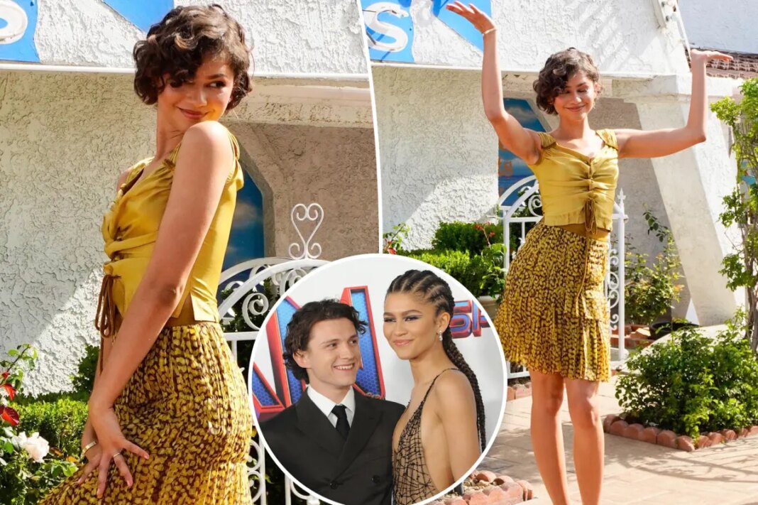 Zendaya makes surprise Las Vegas wedding appearance to promote new movie as Tom Holland marriage rumors escalate