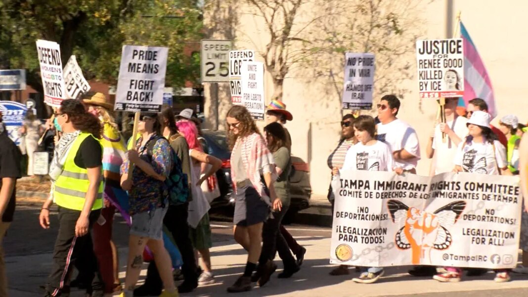 ‘Alternative Pride March’ held in Ybor City in effort to keep protest tradition