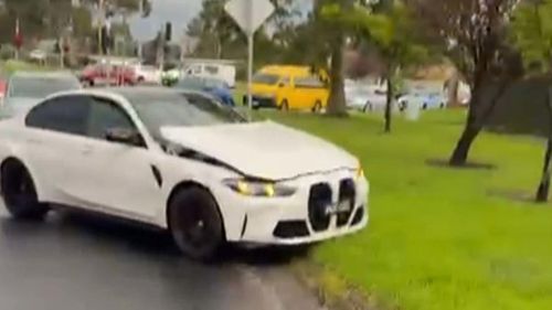 A tradie has recounted the moment he was brutally assaulted after an argument with another driver escalated. 