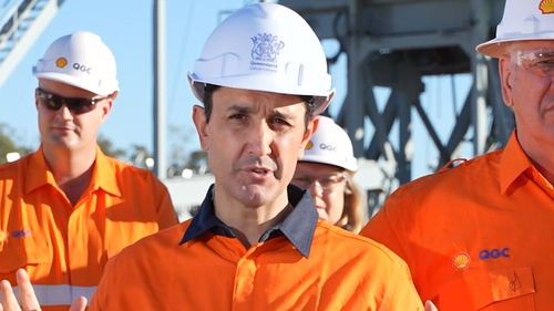 David Crisafulli said his state is sitting on an ocean of "liquid".