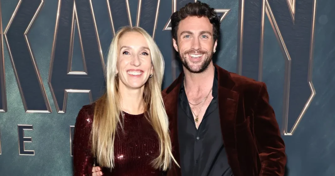 Aaron Taylor-Johnson and Wife Sam Makeout on Rare Public Outing