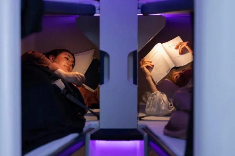 Revolutionary Economy Travel: Airline Introduces Bunk Beds, Restricts Snacks and Cuddling for a Smell-Free Experience