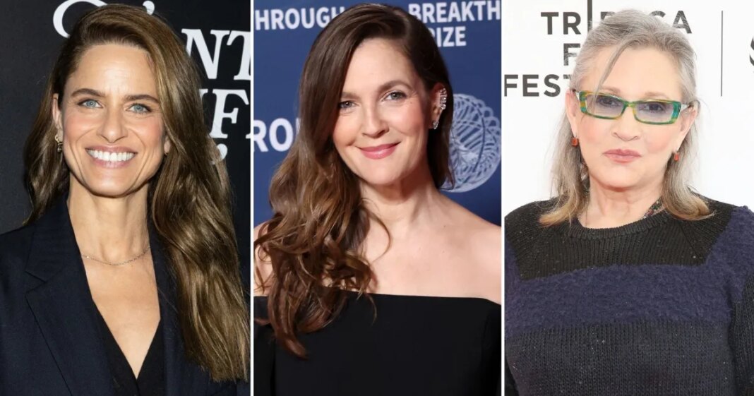Amanda Peet and Drew Barrymore Made Out at Carrie Fisher's 'Fun' House Party