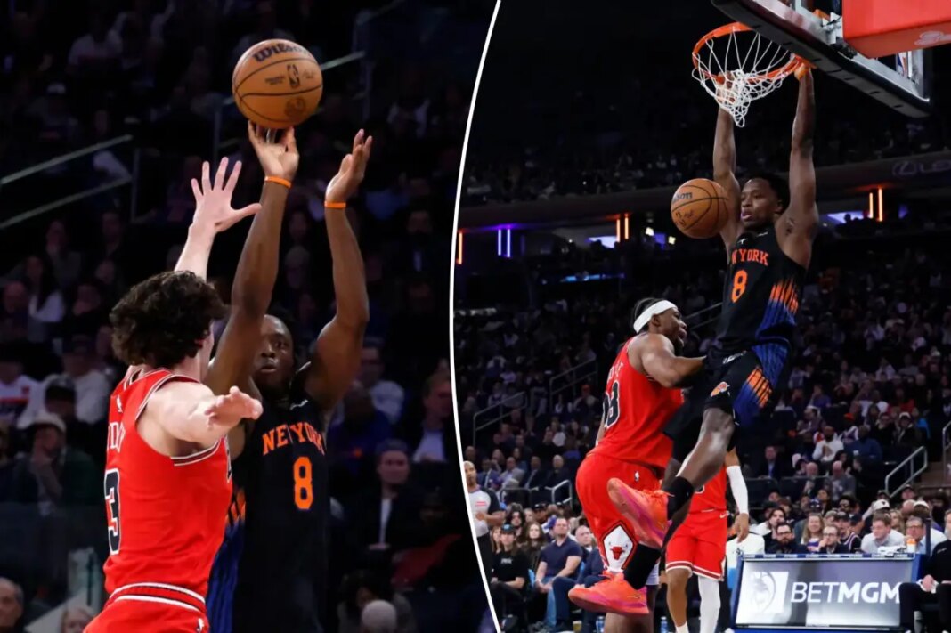 An agressive OG Anunoby increasingly elevates Knicks' ceiling
