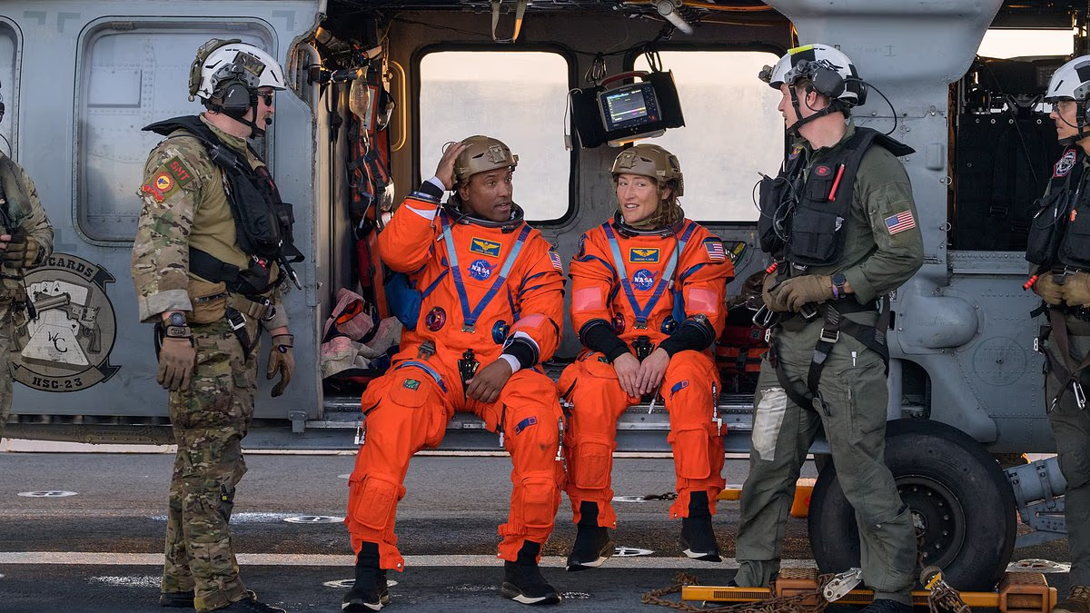 Artemis II astronauts struggle to walk as gravity hits after landing