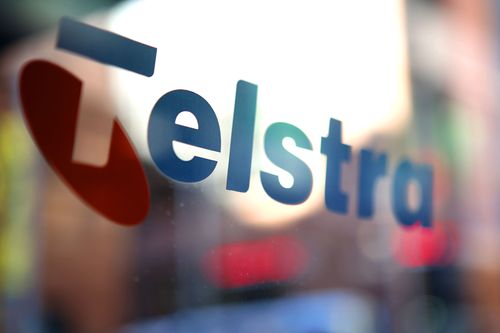 The Telstra logo.