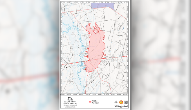 Brantley County fire reaches over 9,500 acres: Officials