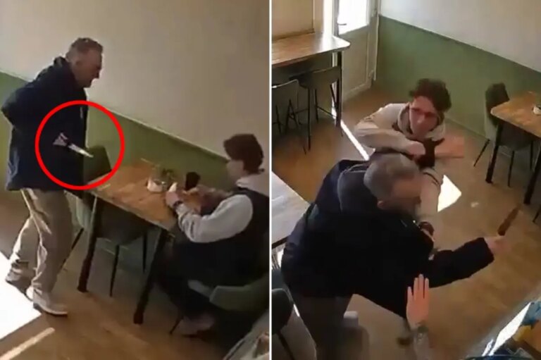 Shocking Incident: Cafe Patron Stabbed by Stranger in Unprovoked Assault
