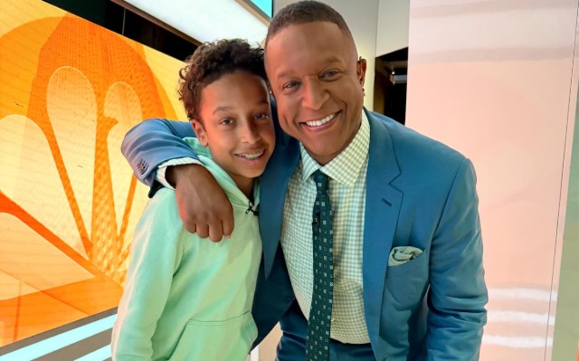 CRAIG MELVIN’S SON DELANO JOINS HIM ON TODAY FOR BRING YOUR KIDS TO WORK DAY
