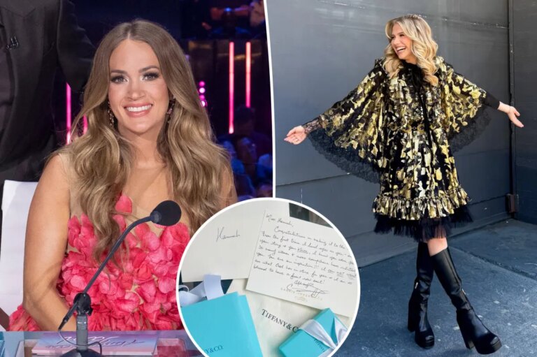 Carrie Underwood Astonishes ‘American Idol’ Contestant with Tiffany Jewelry and Personalized Note