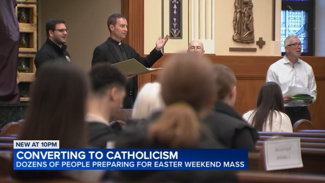 Catholic churches expecting largest number of new members in years this Easter, including in Chicago area