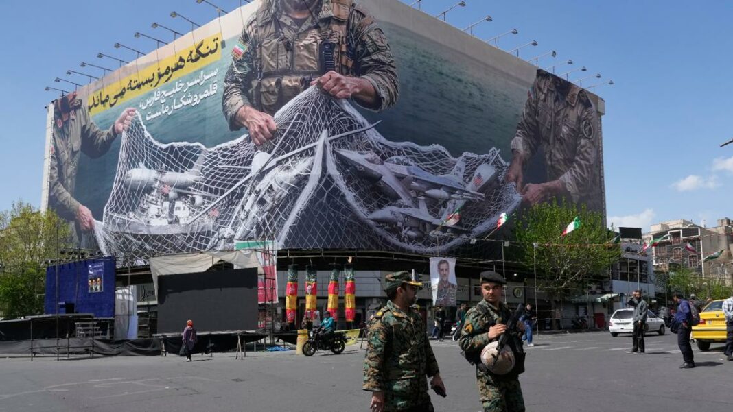 Chart shows Iran might have put sea mines in Strait of Hormuz