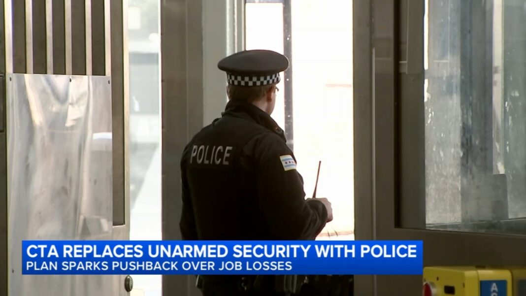 Chicago CTA security news: Riders react to Monterrey Security-CTA contract termination, replacement of security guards with police