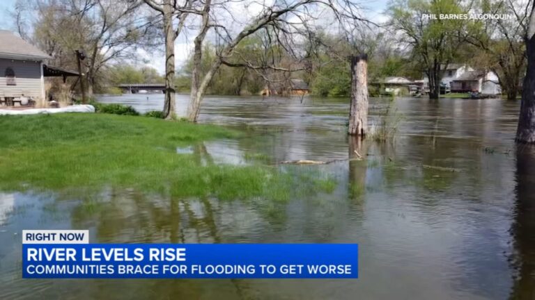 Flooding Hits North Suburbs: Des Plaines and Fox Rivers Overflow, Affecting Homes and Roads