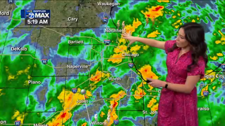 Chicago Faces Heavy Rain: Flood Warnings Issued, Roads Impacted – Watch Live Radar Updates