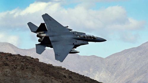 An F-15E like this one has been shot down over Iran.