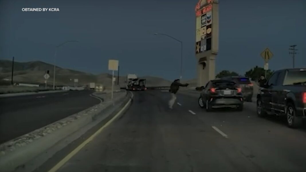 Dashcam video shows what happened before ICE agents opened fire after traffic stop in Stanislaus County, California