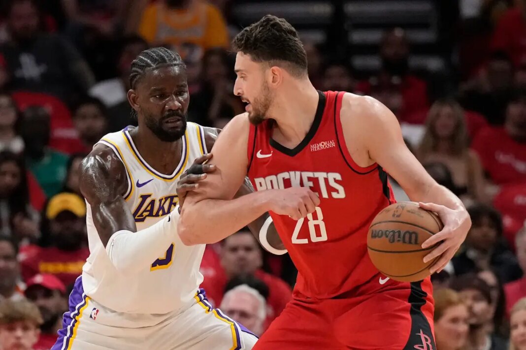 Deandre Ayton ejected in Game 4 as Lakers collapse against Rockets