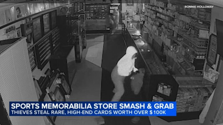 Smash-and-Grab Heist in Dunning: Thieves Target Elite Sports Cards and Comics for Valuable Pokémon Cards