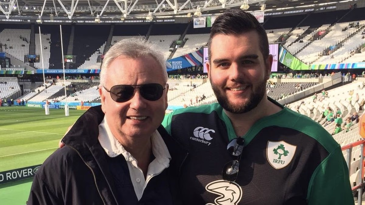 Eamonn Holmes' son says his father's stroke was 'a real shock'