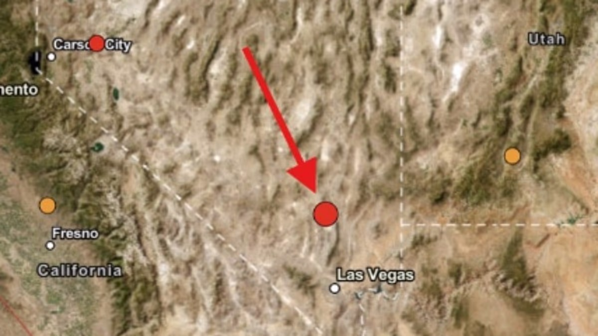 Earthquake swarm strikes near Area 51 sparking fears of secret testing