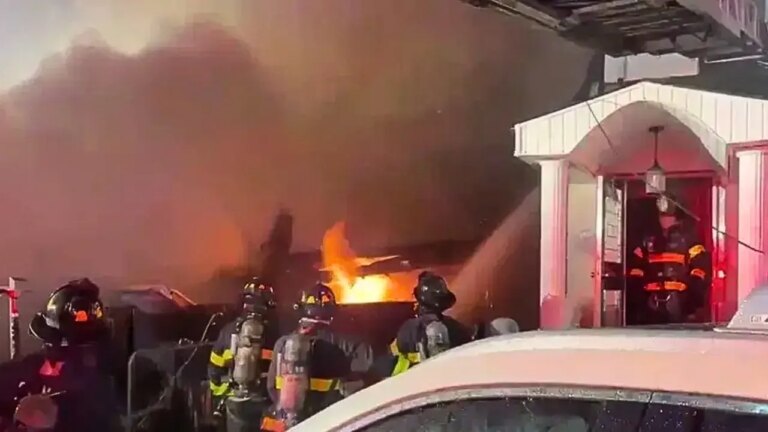Queens Home Blast Injures 8 NYPD Officers Amid Knife-Wielding Suspect Standoff