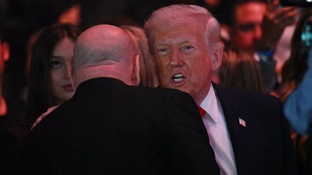 Fans rage as Donald Trump watches UFC with Ivanka, Rubio, White