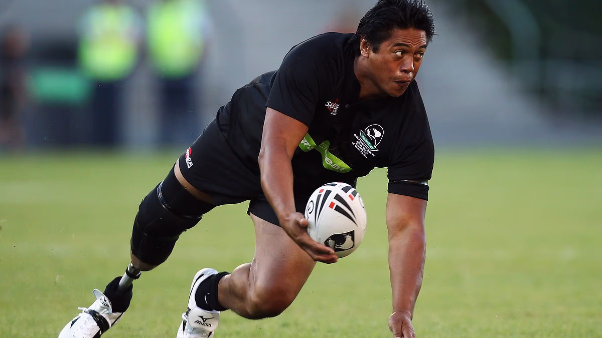 Footy legend Tawera Nikau reveals how his amputated leg almost got put on the grill at his backyard barbecue