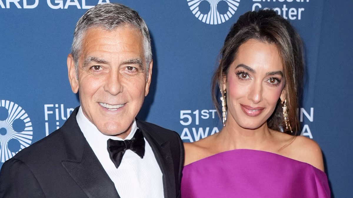 George Clooney, 64, and wife Amal, 48, attend 51st Chaplin Award Gala