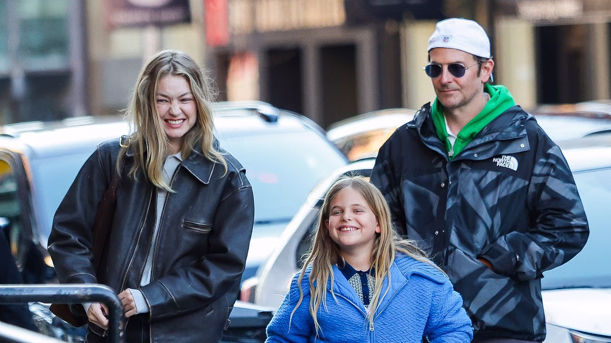 Gigi Hadid dotes on boyfriend Bradley Cooper's daughter Lea in NYC