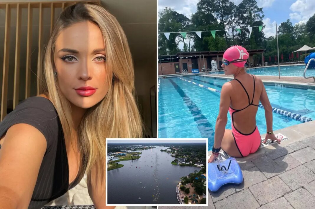 Glamorous triathlete's haunting post before drowning during Texas Ironman competition
