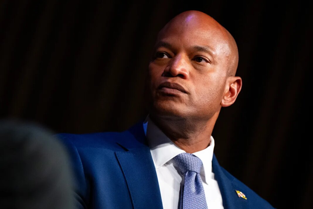 Wes Moore, Governor of Maryland, speaks during the National Action Network (NAN) Convention in New York, Thursday, April 9, 2026. (AP Photo/Angelina Katsanis)