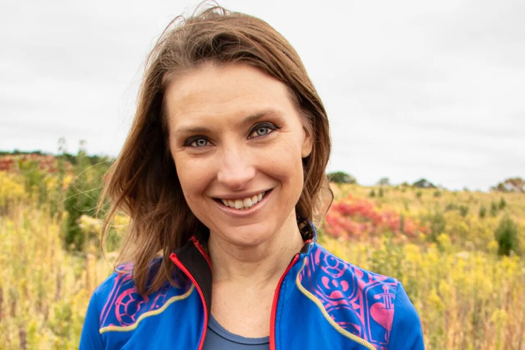 This 2025 photo provided by Sunisa Kim Kipe shows Lauren Bullis at the Green Meadows Preserve in Cobb County, Ga. (Sunisa Kim Kipe via AP)