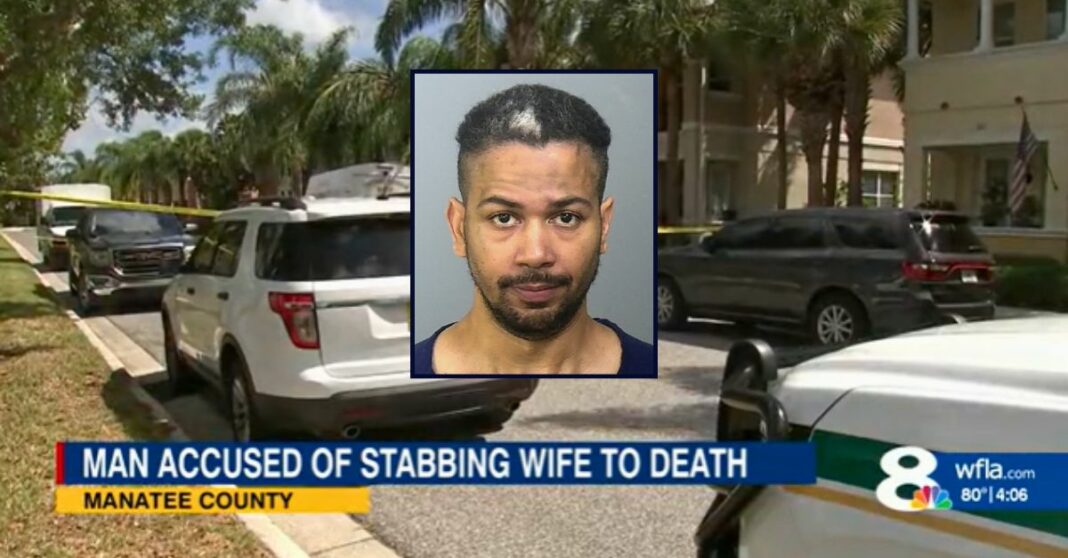 'Hope I didn't wait too long': Man stabbed his wife while 2 toddlers were at home, then called 911 several hours later as she bled out in the bathtub, cops say