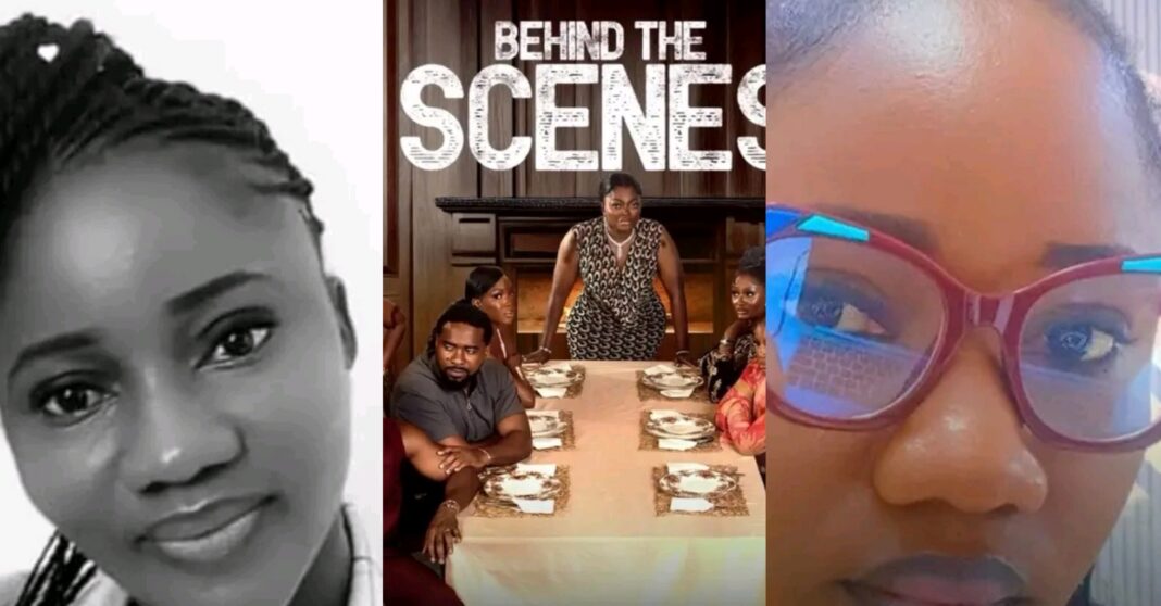 “I’ve headache”- Lady cries out , shares category of people who should avoid watching Behind The Scenes