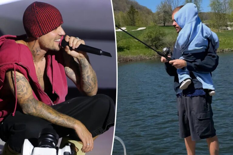 Justin Bieber Enjoys Heartwarming Fishing Adventure with Son Jack Blues Following Coachella Success