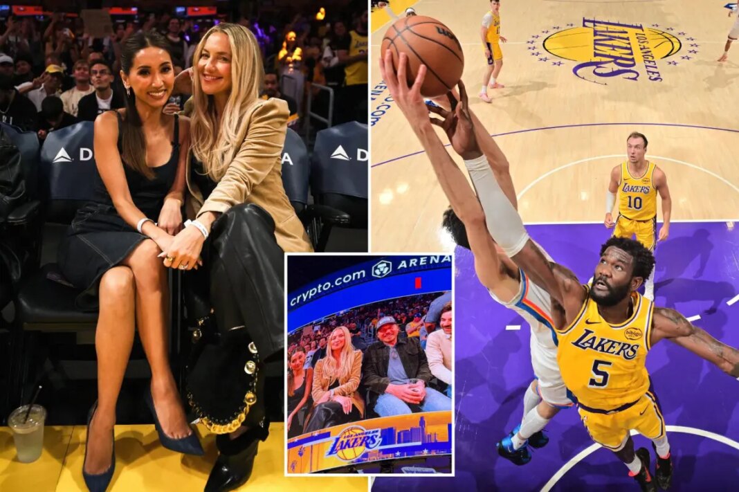 Kate Hudson and Brenda Song stun at Thunder vs. Lakers game ahead of Season 2 of Running Point