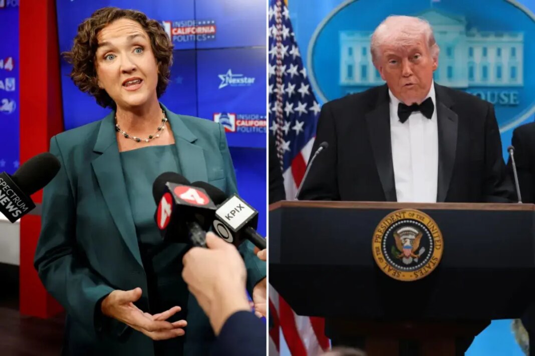 Katie Porter's vile two-word insult targeting Trump sparks outrage after assassination attempt